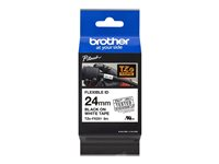 Brother TZe-FX251 - Lim - svart på vitt - Rulle ( 2,4 cm x 8 m) 1 kassett(er) flexibel ID-tejp - för Brother PT-D600; P-Touch PT-3600, D610, D800, E550, P750, P900, P950; P-Touch EDGE PT-P750 TZEFX251