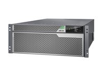 APC Smart-UPS Ultra SRTL8KRM4UI - UPS (kan monteras i rack) (hög densitet) - online - AC 230 V - 8000 Watt - 8000 VA - litiumjon - utgångskontakter: 12 - 4U - silvergrå - för P/N: AP9335T, AP9335TH, AP9640, AP9641, AP9810, AP9834, SRTL180RM2UBP, SRTRK2, SRYLBM SRTL8KRM4UI