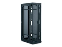 APC Netshelter VX Seismic Enclosure w/out Sides Black - Rack - svart - 42U - för P/N: SUA1000RM2U, SUA1000RM2U-TU, SUA1000RMI2U, SUA5000RMI5U AR2145BLK