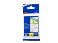 Brother TZe-211 - Standardlim - svart på vitt - Rulle (0,6 cm x 8 m) 1 kassett(er) bandlaminat - för Brother PT-D210, D600, H110; P-Touch PT-1005, D200, D450, E550, H105, H110, P300, P900 TZE211
