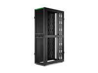 APC NetShelter SX Gen 2 - Rack skåp - 2258 H x 600 B x 1200 D mm, med sidor - golvstående - svart - 48U - 19" - TAA-kompatibel - för P/N: SRTL2K2RM1UWC, SRTL3KRM1UIC AR3307B2