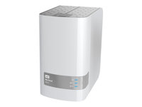 WD My Cloud Mirror WDBZVM0080JWT - NAS-server - 2 fack - 8 TB - SATA 6Gb/s - HDD 8 TB - RAID 0, 1, JBOD - Gigabit Ethernet WDBZVM0080JWT-EESN