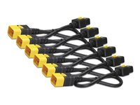 APC - Strömkabel - IEC 60320 C19 till IEC 60320 C20 - AC 240 V - 16 A - 1.22 m - sprintlåsning - svart - för P/N: SCL500RMI1UC, SMT2200R2I-AR, SMT3000I-AR, SMT3000R2I-AR, SRT1500XLI, SRT2200XLI-KR AP8714S