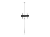 Multibrackets M Floor to Ceiling Mount Pro MBFC1U - Monteringssats (golv till takmontering) - för LCD-display - aluminium, stål - krom - skärmstorlek: 40"-65" 7350073735693