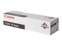 Canon C-EXV 18 - Svart - original - tonerkassett - för imageRUNNER 1018, 1018J, 1022A, 1022F, 1022i, 1022IF, 1024iF 0386B002