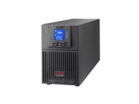 APC Easy UPS On-Line - UPS - torn - AC 220/230/240 V - 900 Watt - 1000 VA - 1-fas - Bly-syra - USB, serial - utgångskontakter: 3 - PFC - Europa - svart, RAL 7010 SRV1KI-E