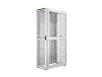 APC NetShelter SX Gen 2 - Rack skåp - 2258 H x 600 B x 1200 D mm, med sidor - golvstående - vit - 48U - 19" - TAA-kompatibel - för P/N: SRTL2K2RM1UWC, SRTL3KRM1UIC AR3307W2