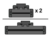 Broadcom - Intern SAS-kabel - 1x8 Slim SAS (SFF-8654) (hane) till 2x4 Slim SAS (SFF-8654) - 1 m 05-60004-00