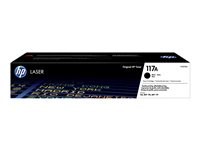 HP 117A - Svart - original - tonerkassett (W2070A) - för Color Laser 150a, 150nw, MFP 178nw, MFP 178nwg, MFP 179fnw, MFP 179fwg W2070A