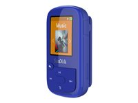 SanDisk Clip Sport Plus - Digital spelare - 32 GB - blå SDMX32-032G-E46B