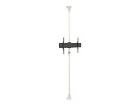 Multibrackets M Floor to Ceiling Mount Pro MBFC1U - Monteringssats (takmontering, golvmontering) - för LCD-display - aluminium, stål - vit - skärmstorlek: 40"-65" 7350073735686