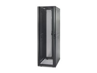 APC NetShelter SX - Rack - svart - 48U - 19" - TAA-kompatibel - för P/N: SUA1000RM2U, SUA1000RM2U-TU, SUA1000RMI2U, SUA2200RMXLI3U, SUA5000RMI5U AR3107