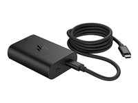 HP - USB-C strömadapter - AC 115/230 V - 65 Watt - utgångskontakter: 2 - Europa 600Q8UT#ABB