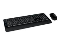 Microsoft Wireless Desktop 3050 - Sats med tangentbord och mus - trådlös - 2.4 GHz - nordisk PP3-00009