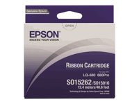 Epson - Svart - tygfärgband - för LQ 1060, 2500, 2500+, 2550, 670, 680, 680Pro C13S015262
