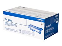 Brother TN3380 - Svart - original - tonerkassett - för Brother DCP-8110, 8150, 8155, 8250, HL-5440, 5450, 5470, 6180, MFC-8510, 8520, 8710, 8950 TN3380