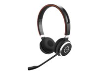 Jabra Evolve 65 SE MS Stereo - Headset - på örat - Bluetooth - trådlös - USB - med laddningsställ - Certifierad för Microsoft-teams - för Jabra Evolve; LINK 380a MS 6599-833-399