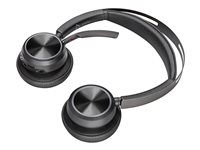 Poly Voyager Focus 2 - Headset - på örat - Bluetooth - trådlös, kabelansluten - aktiv brusradering - USB-A via Bluetooth-adapter - svart - Certifierad för Microsoft-teams 77Y85AA