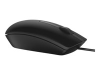 Dell MS116 - Mus - optisk - 2 knappar - kabelansluten - USB - svart - detaljhandel 570-AAIR