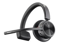 Poly Voyager 4310 - Voyager 4300 UC series - headset - på örat - Bluetooth - trådlös, kabelansluten - USB-A - svart - Zoomcertifierad 77Y92AA