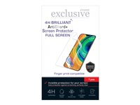 Insmat Exclusive AntiShard+ - Skärmskydd för mobiltelefon - helskärm, 4 H Brilliant - film - transparent 861-1699