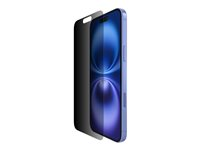 Belkin ScreenForce InvisiGlass - Skärmskydd för mobiltelefon - behandlad - glas - med sekretessfilter - för Apple iPhone 14 Pro Max, 15 Plus, 16 Plus OVA168HQ