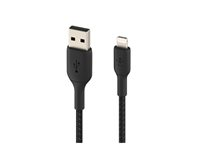 Belkin BoostCharge - Lightning-kabel - Lightning hane till USB hane - 2 m - svart CAA002BT2MBK