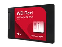 WD Red SA500 WDS400T2R0A-68CKB0 - SSD - 4 TB - inbyggd - 2.5" - SATA 6Gb/s WDS400T2R0A-68CKB0