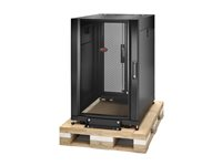 APC NetShelter SX - Rack skåp - svart - 18U - 19" - TAA-kompatibel - för P/N: SURT48RMXLBP AR3006SP