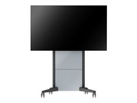 SMS Presence - Ställ - för LCD-skärm/pekskärm - låsbar - aluminium, antracitgrå - skärmstorlek: 46" PR031001-P0