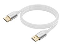 Vision - DisplayPort-kabel - DisplayPort (hane) till DisplayPort (hane) - DisplayPort 1.4 - 2 m - 8K60Hz stöd - vit TC 2MDP8K