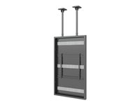Multibrackets M Pro Series - Hölje - för digital skylt - stor - stål - svart - skärmstorlek: 75" - takmonterbar 7350105215827