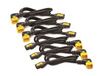 APC - Strömkabel - power IEC 60320 C13 till IEC 60320 C14 - 10 A - 1.83 m - 90° anslutning - svart - Världsomspännande - för P/N: SCL500RMI1U, SCL500RMI1UC, SCL500RMI1UNC, SMTL750RMI2UC, SRT1500XLI, SRT2200XLI-KR AP8706R-WW