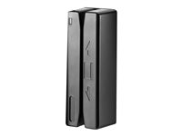 HP USB Mini Magnetic Stripe Reader with Brackets - Kortläsare (Spår 1, 2 och 3) - USB - för Engage Flex Mini Retail System; Engage One; MX12; RP9 G1 Retail System FK186AA
