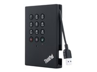 Lenovo ThinkPad USB 3.0 Secure - Hårddisk - 500 GB - extern (portabel) - USB 3.0 - 5400 rpm 0A65619