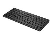 HP 355 Compact Multi-Device - Tangentbord - trådlös - Bluetooth 5.2 - hela norden - svart - återvinningsbar förpackning 692S9AA#UUW