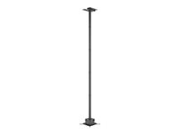 Multibrackets M Pro HD Series - Monteringssats (takmontering) - kraftig - för projektor - 2350 mm, 40 kg - svart 7350105213588