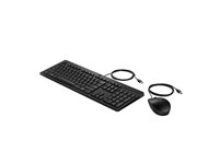 HP 225 - Sats med tangentbord och mus - USB - hela norden - för HP 245 G9 Notebook, 295 G8; Chromebook x360; Laptop 15s-eq3029nl; ProDesk 405 G8 286J4AA#UUW