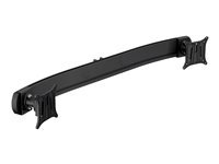 Multibrackets M Easy Stand Dual Monitor Mount - Monteringssats - för 2 LCD-bildskärmar - aluminium - svart - skärmstorlek: upp till 30 tum - skrivbord 7350073733187