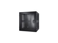APC NetShelter WX - Rack - väggmontering - svart - 13U - 19" - för P/N: SUA1000RM2U, SUA1000RM2U-TU, SUA1000RMI2U AR100HD
