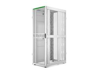 APC NetShelter SX Gen 2 - Rack skåp - 2258 H x 800 B x 1200 D mm, med sidor - golvstående - vit - 48U - 19" - för P/N: SRTL2K2RM1UWC, SRTL3KRM1UIC AR3387W2