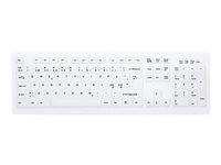 Active Key MedicalKey AK-C8100 - Tangentbord - trådlös - 2.4 GHz - Nordisk - vit AK-C8100F-FU1-W/NOR
