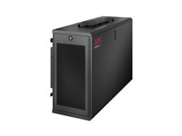 APC NetShelter WX AR106V - Skåp - väggmontering - svart - 6U - 19" AR106V
