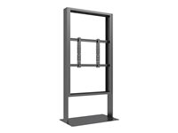 Multibrackets M Pro Series - Hölje - för 2 LCD-bildskärmar - totem, B2B - stål - svart - skärmstorlek: 65" - golvstående 7350105216947