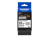 Brother TZe-S251 - Extrastark häftning - svart på vitt - Rulle ( 2,4 cm x 8 m) 1 kassett(er) bandlaminat - för Brother PT-D600; P-Touch PT-3600, D800, E550, E800, P750, P900, P950; P-Touch EDGE PT-P750 TZES251