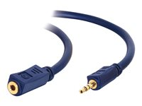C2G Velocity - Ljudförlängningskabel - mini-phone stereo 3.5 mm hane till mini-phone stereo 3.5 mm hona - 10 m - skärmad 80289