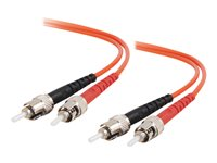 C2G - Patch-kabel - ST-läge (multi-mode) (hane) till ST-läge (multi-mode) (hane) - 7 m - fiberoptisk - 62,5/125 mikron 85004