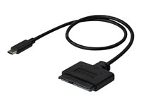 StarTech.com USB 3.1 (10 Gbps) Adapterkabel för 2,5" SATA-enheter - med USB-C - Kontrollerkort - 2.5", 3.5" - SATA 6Gb/s - USB 3.1 (Gen 2) - svart USB31CSAT3CB