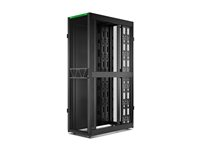 APC NetShelter SX Gen 2 - Rack skåp - 2124 H x 600 B x 1200 D mm, med sidor - golvstående - svart - 45U - 19" - TAA-kompatibel - för P/N: SRTL2K2RM1UWC, SRTL3KRM1UIC AR3305B2
