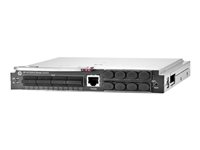 HPE 6125XLG Ethernet Blade Switch - Switch - L3 - Administrerad - 4 x 40 Gigabit QSFP+ + 8 x 10 Gigabit SFP+ - insticksmodul - TAA-kompatibel 737230-B21